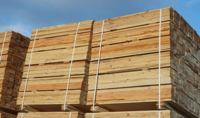 Pine pallet lumber KD